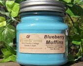 BLUEBERRY MUFFINS SOY Candle - Highly Scented