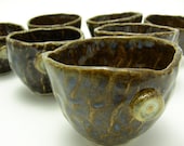 Brown Button Small Multi-Purpose Cups (Sold Individually)