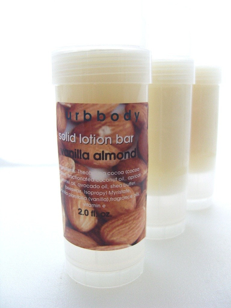 Vanilla Almond Solid Lotion Bar