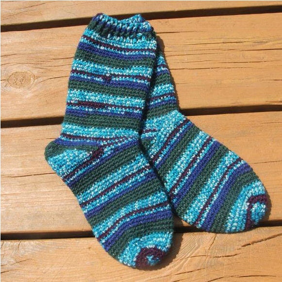Crochet Pattern-My First Crochet Socks