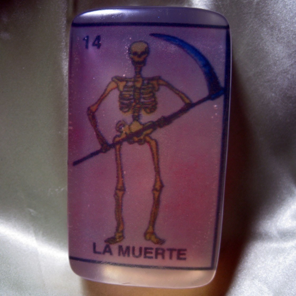 Mexican LOTERIA Soap - LA MUERTE - Island Hideaway Scent