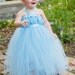 Cinderella costume tutu dress in blue