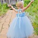 Cinderella costume tutu dress in blue