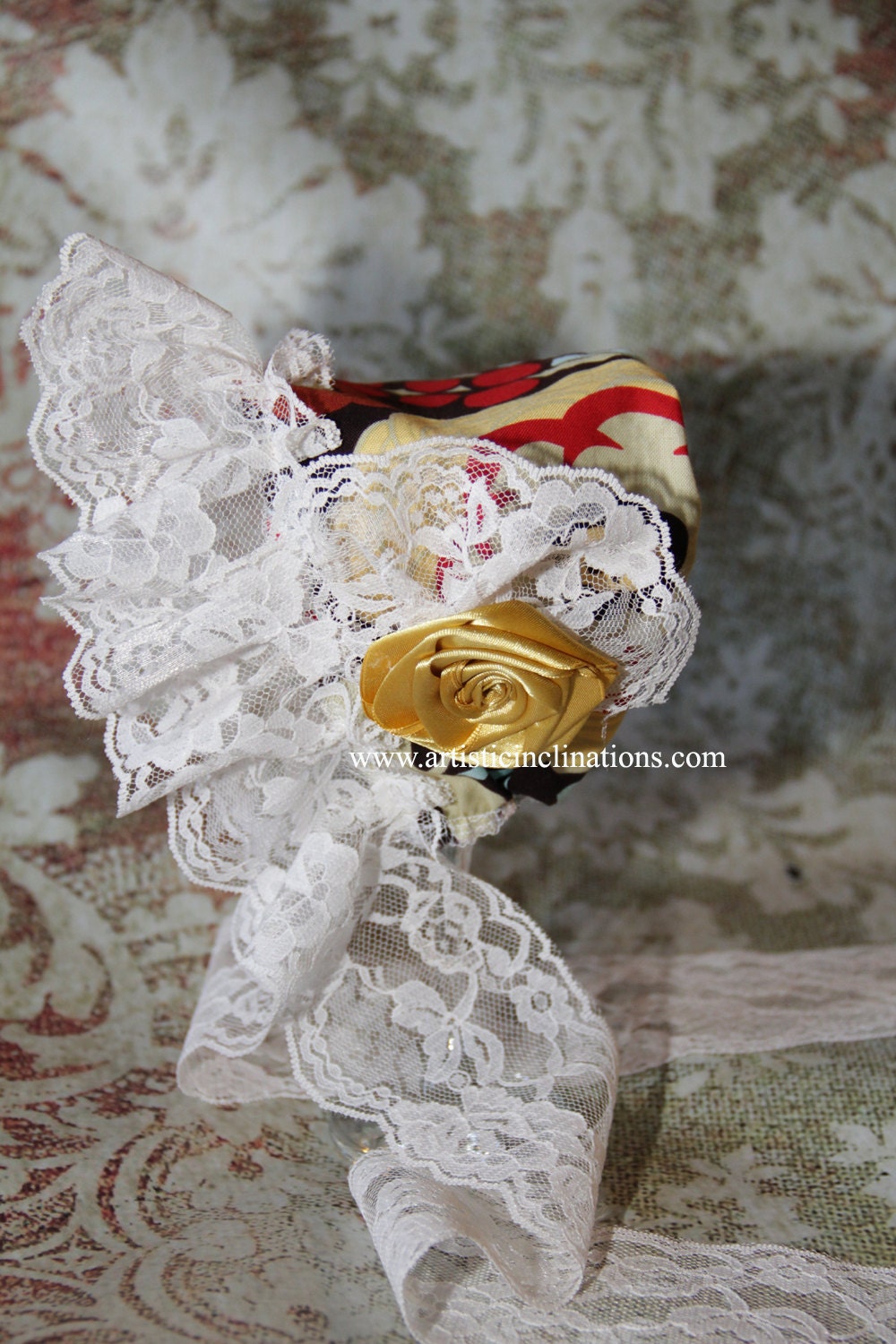Handmade Newborn Bonnet, Fall Colors, gorgeous mega sale