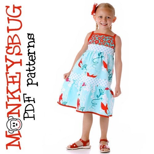 Flouncy Tiered Sundress or Top PDF eBook Pattern i