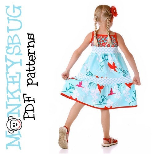 Flouncy Tiered Dress or Tank Top PDF eBook Pattern i