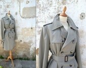 1970 trench coat beige classical size M/L