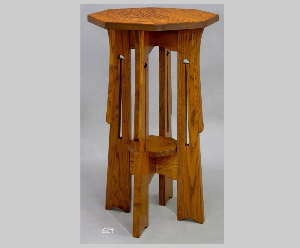 TAll DISPLAY TABLE, Large Plant Stand, Mission, Arts and Crafts, Goth