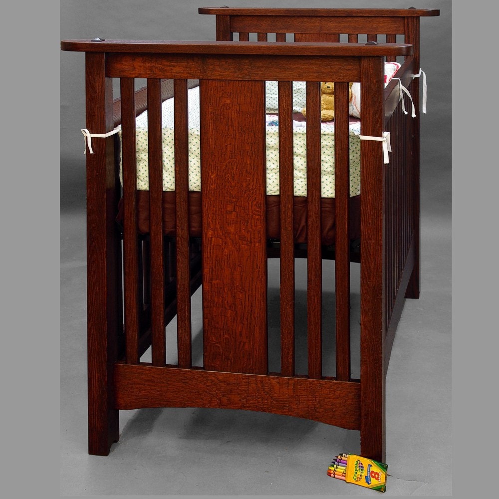 Mackintosh, Arts & Crafts Crib Converts to a  Couch/Bed