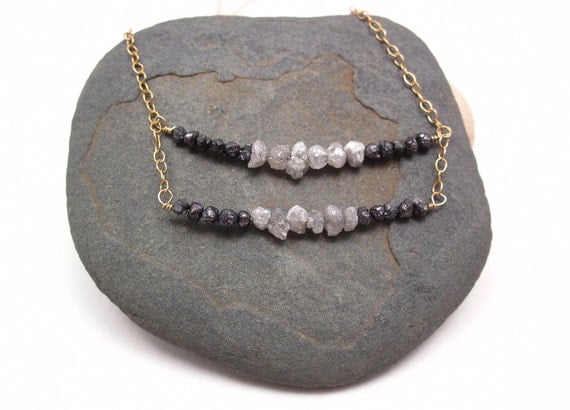 Raw Diamond Necklace