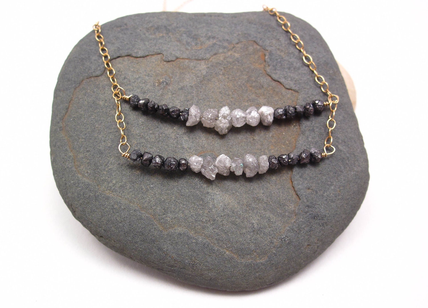 Raw Diamond Necklace