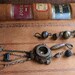 ON SALE - Summon - Talisman Necklace - urban gypsy Call Button salvage jewelry