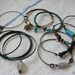 Ocean set 6 - Bangle Stack - set of 10 Bangles - mermaid gypsy bracelets