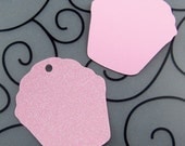 Cupcake Favor Tags - Qty 20 - Custom Color for Wedding Party Birthday