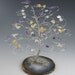 CUSTOM - Tree Cake Topper 6" x 6" in Swarovski Crystal Elements or Genuine Gemstone
