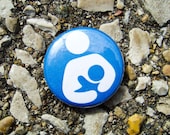 International Breastfeeding Symbol Pinback Button, 1 Inch