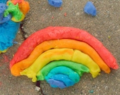 Rainbow Play Dough, One Pound in Eco-Friendly Container
