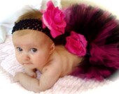 Baby Tutu Skirt - Design Your Own Baby Tutu - 6" Custom Infant Toddler Tutu - Photo Prop Tutu for Girls - 1st Birthday Tutu