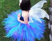 Summer Berries - Marionberry - Custom Sewn 3 Tiered Pixie Tutu - 18'' long - Great for Birthdays, Portraits, and Dress up Fun
