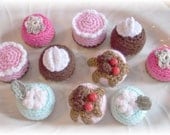 Crochet Mini Petit Fours....PDF Pattern