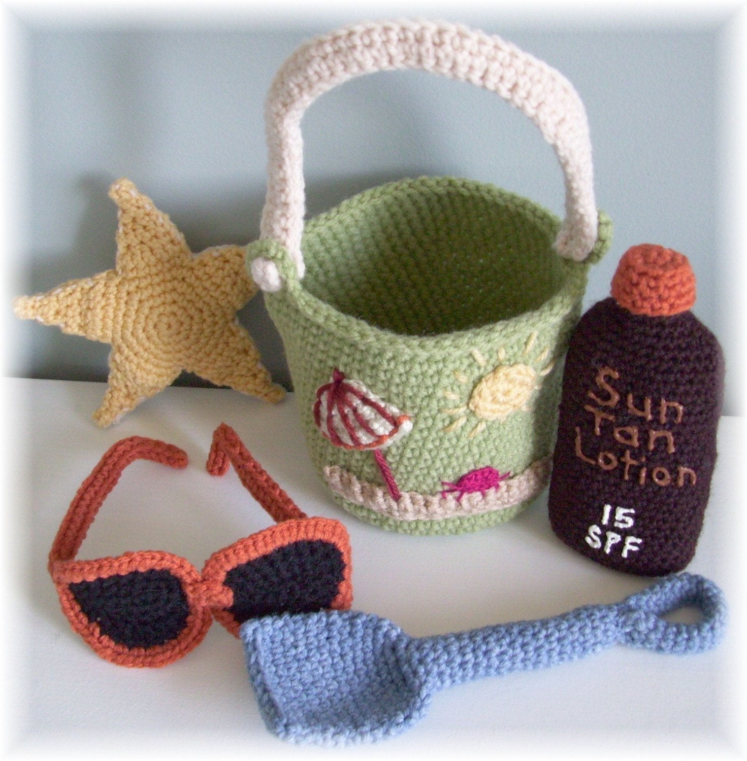 Beach Toys....PDF Pattern