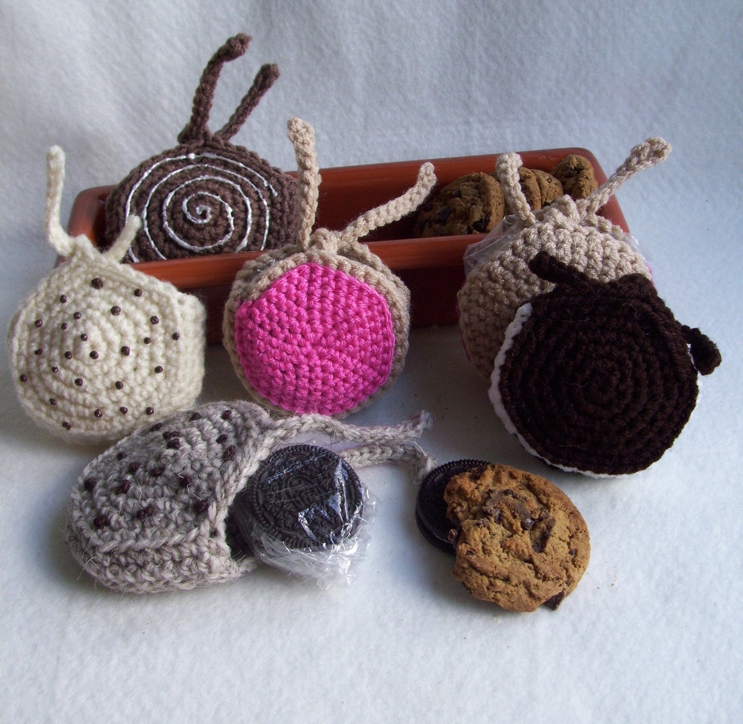 Apple and Cookie Cozies...PDF Crochet Pattern