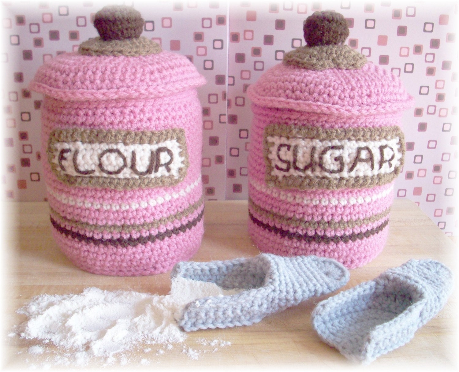 Crochet Canister Set.... PDF Pattern