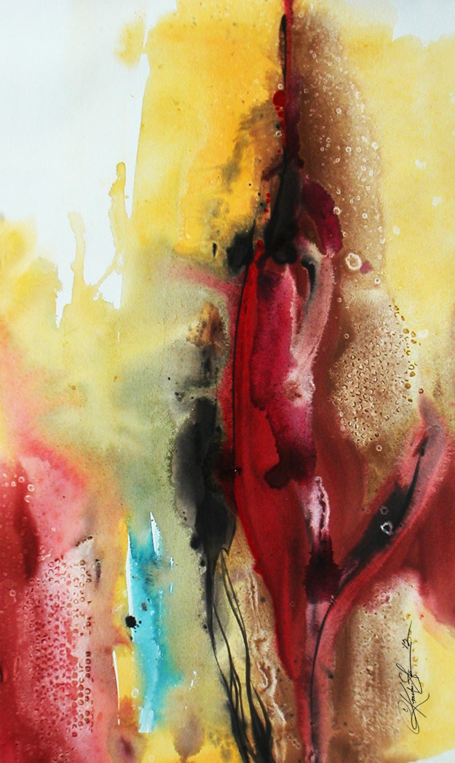Dream Journey - Large Original Abstract Acrylic Painting on canvas by Kathy Morton Stanion EBSQ
