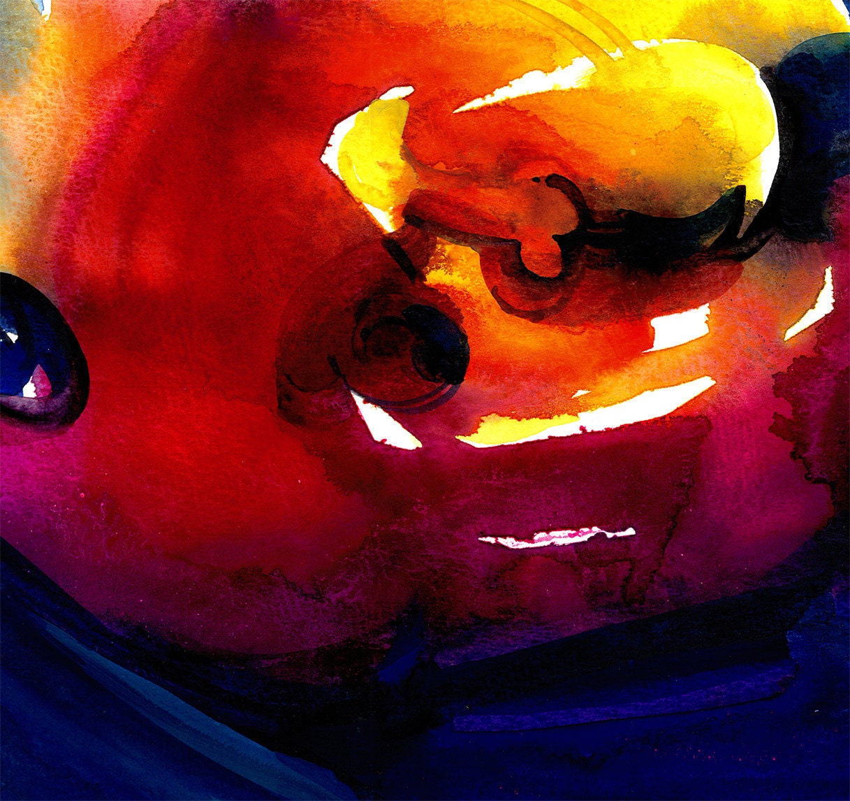 Soul Healing 2 ...  New Series of Original abstract watercolor paintings by Kathy Morton Stanion EBSQ