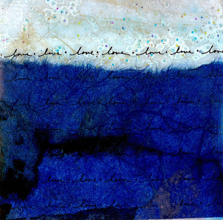 Serenity - Original Contemporary Modern Mixed Media art EBSQ