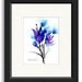 Blooms Of Blue ... Original abstract floral flower Watercolor painting EBSQ ... Free Shipping