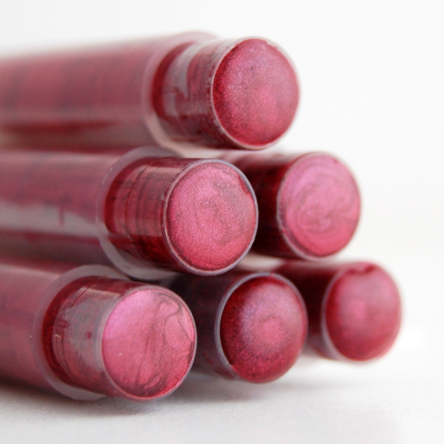 KOTW Sale . Raspberry Red Lipstick - BITTEN Mineral Lipstick - Deep Raspberry Red Colored Lip Gloss