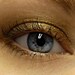 Chocolate Gold Eyeshadow - AZTEC GOLD Mineral Eye Shadow MINI - Chocolate & Gold Sparkly Eyeshadow - 3 gram Jar