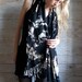 Galaxy Scarf - hand-dyed tie dye - Style B