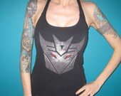Transformers Decepticon retro shirt 80s cartoon halter top Small Medium Large