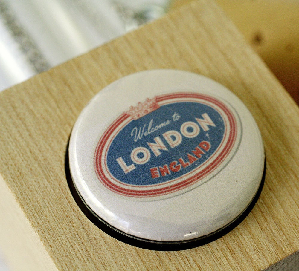 British Flag Necklace - Upcycled Cork in Test Tube - London Invasion by Uncorked