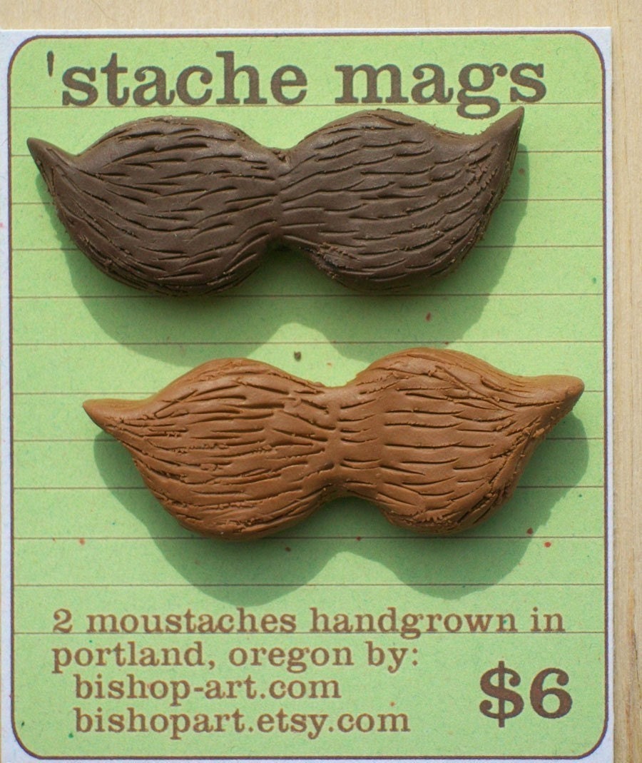 stache mags mustache magnets set