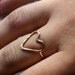 Handmade to Order- 14K Gold fill Heart Ring by Rachel Pfeffer