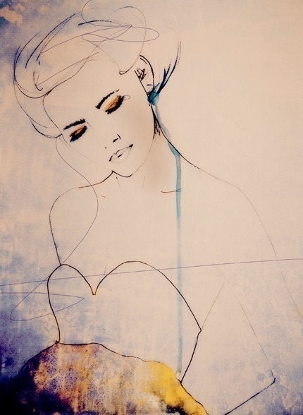 Abstractions Aside - Fashion Illustration Art Print