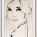 Twilight Blue - Fashion Illustration Art Print // Limited Edition