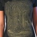 Tangled Forest T-shirt on Black ..... Women's Tee Shirt S M L XL 2XL