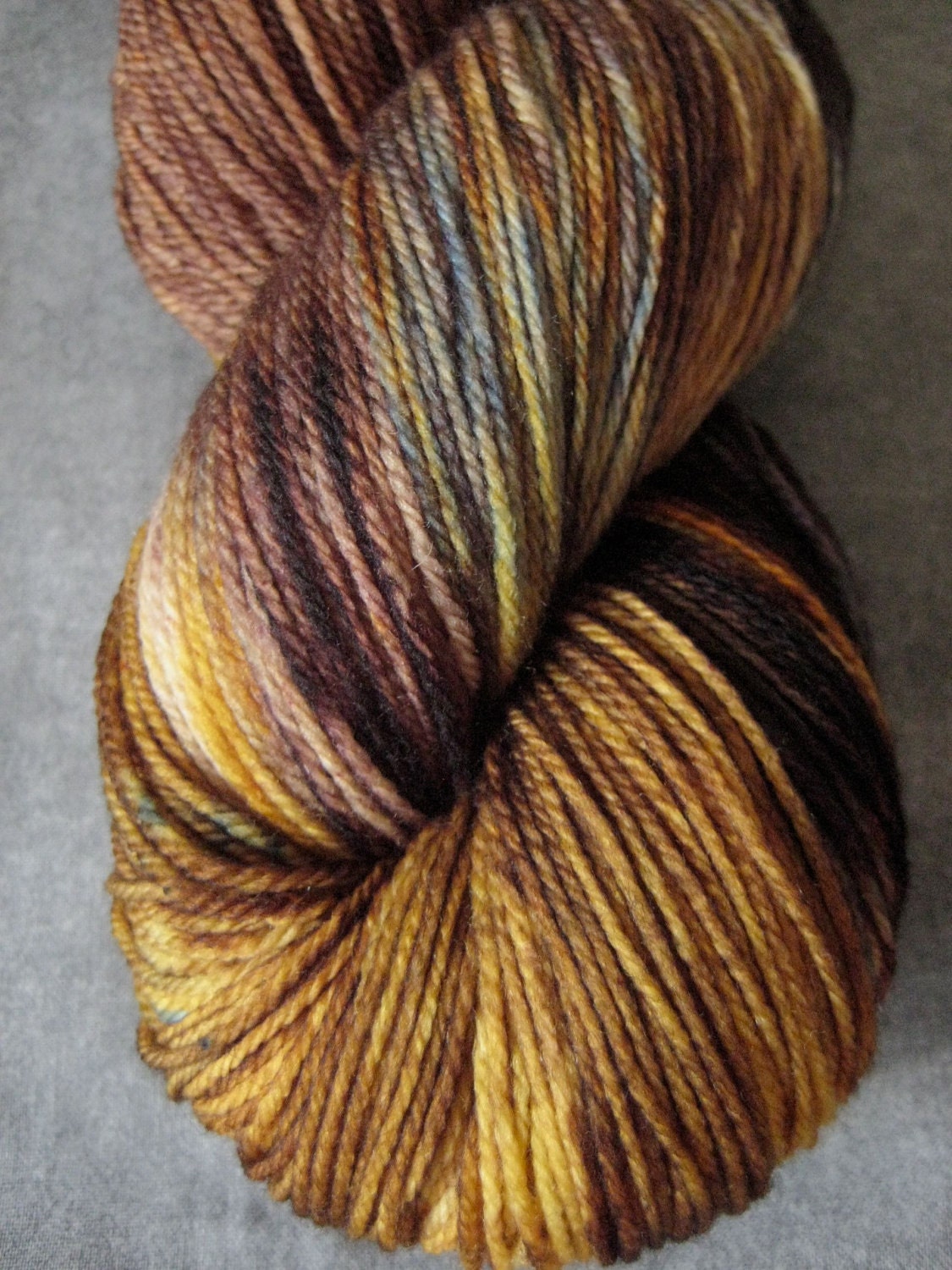 Hand Dyed Sock Yarn - SW Merino - 490 yds - "Nebula"