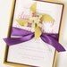 Luxury, Boxed, Classy Wedding Invitation - POMTIKI PINWHEEL