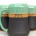 5-Piece Groomsman Set, Wheel Thrown, Personalized Pottery Beer Steins
