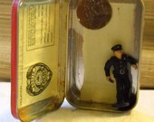 3-d Policeman Collage Assemblage