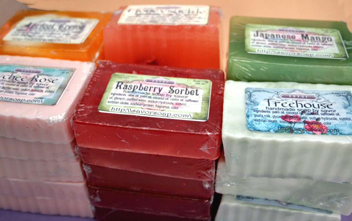 Wholesale Set Combo Pack Bar and Jar soaps for Retail Party Favors Weddings Gifts Made to Order