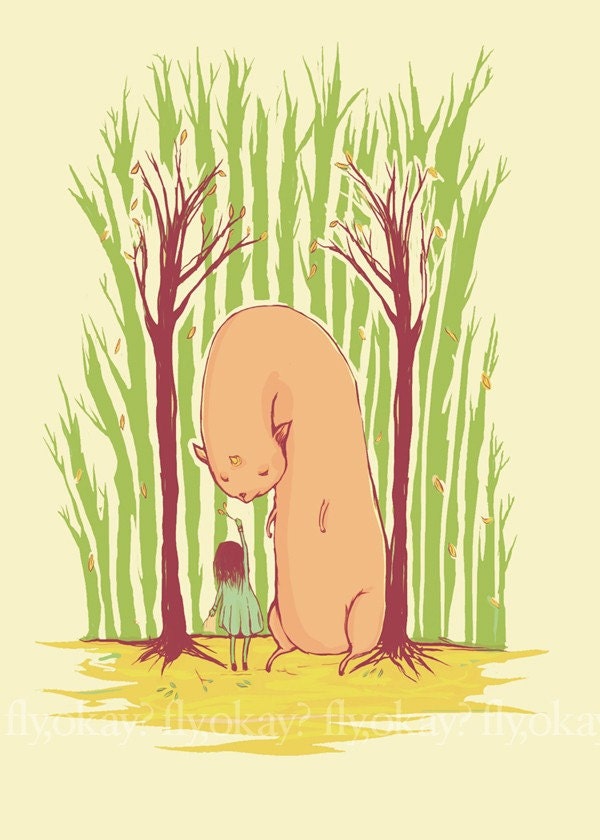 Eat, My Friend - 8.5 x 11 Giclee print