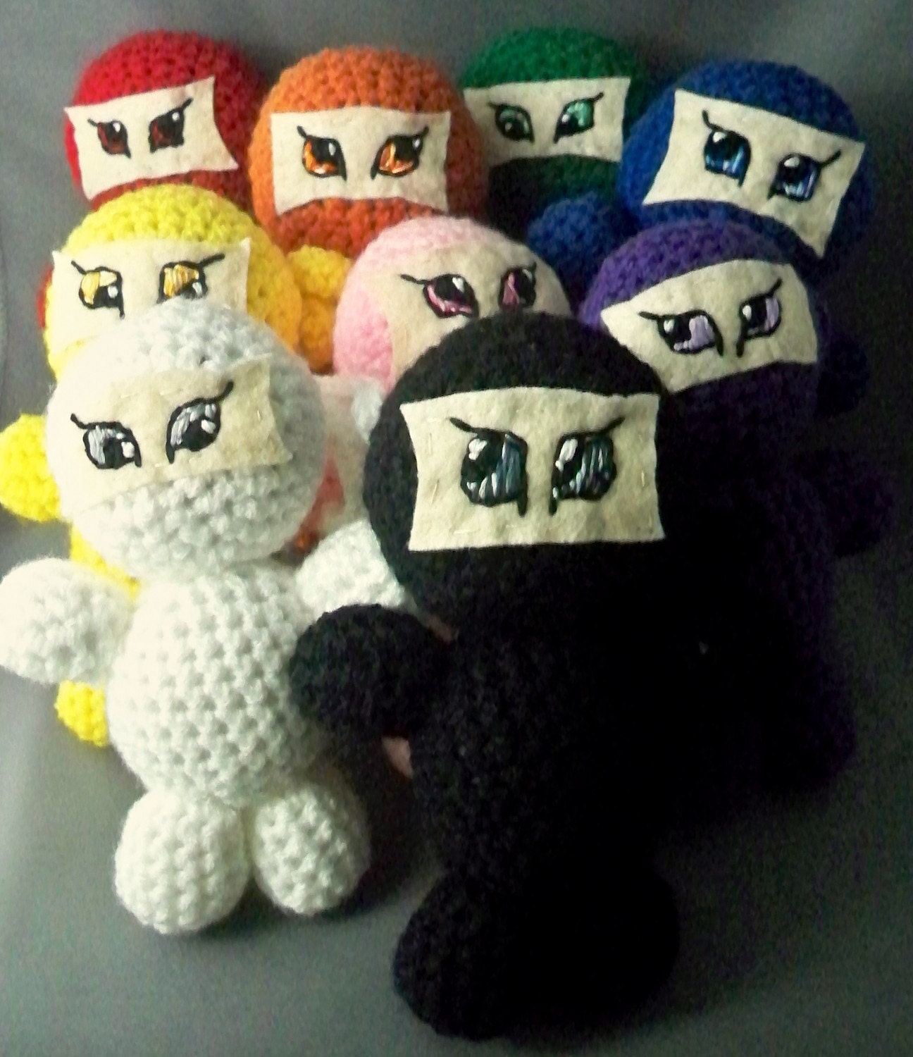 Ninja Amigurumi, Your choice of color :)