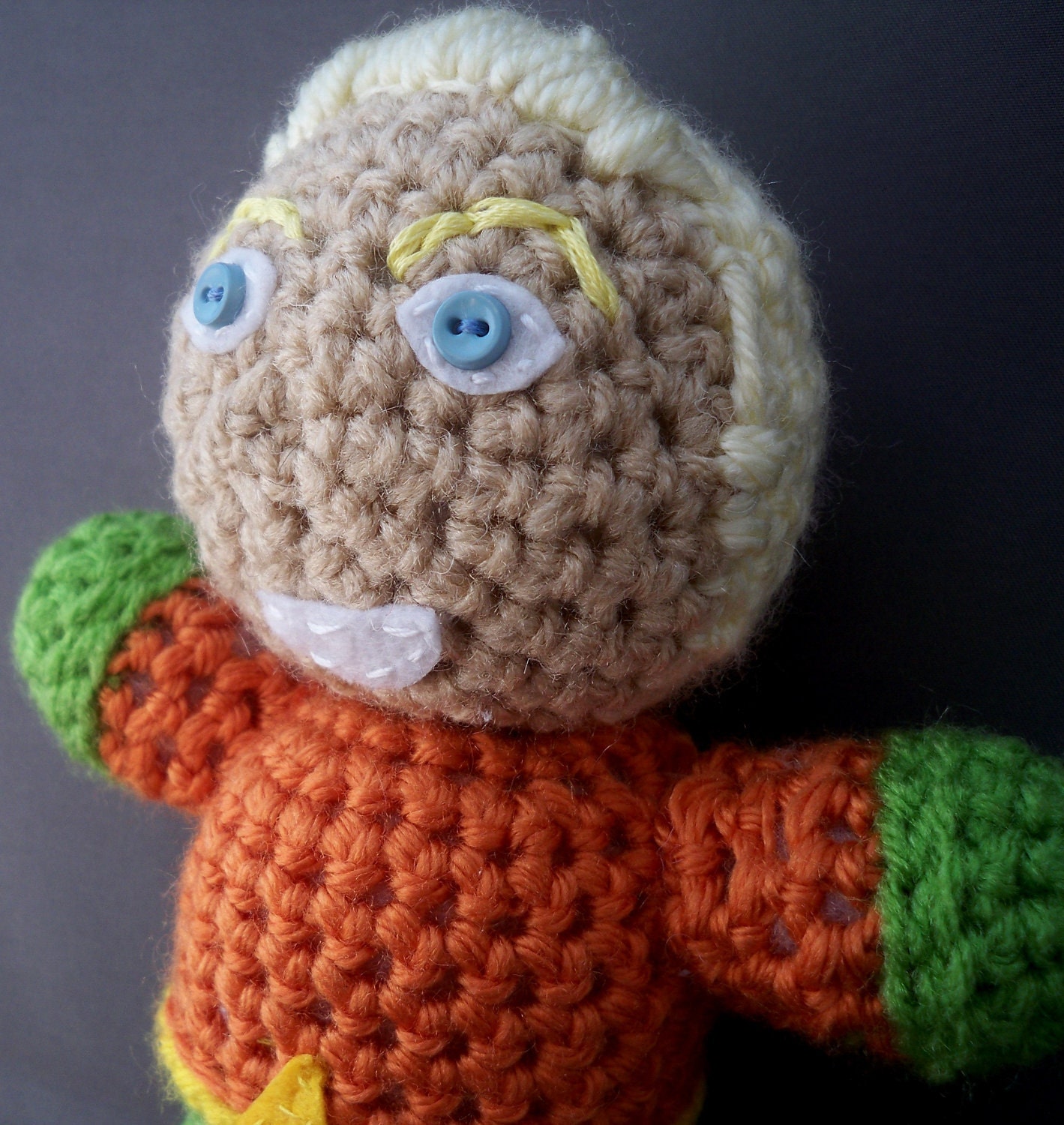 Aquaman Amigurumi Doll