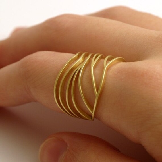 Gold Dragonfly Wing